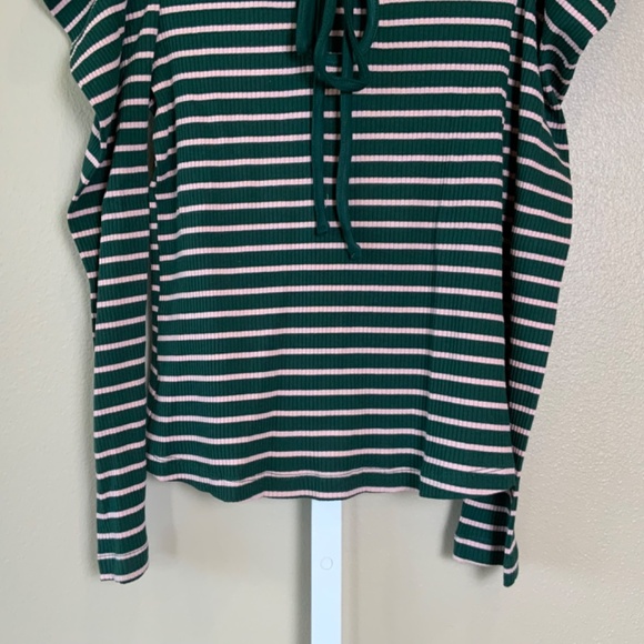 Anthropologie Porridge Puff-Sleeve Tie-Front Top - Picture 13 of 16